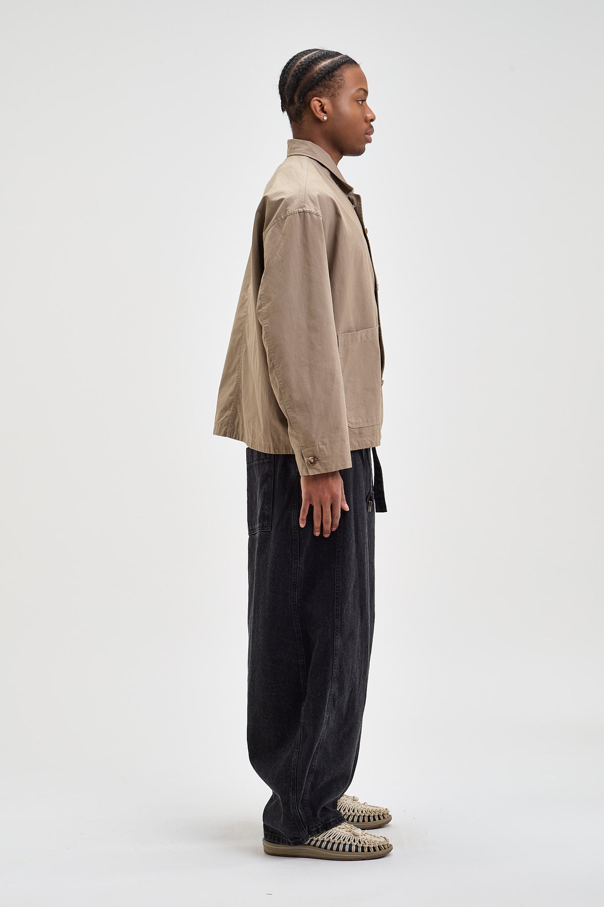 Snap-Hem Balloon Jeans