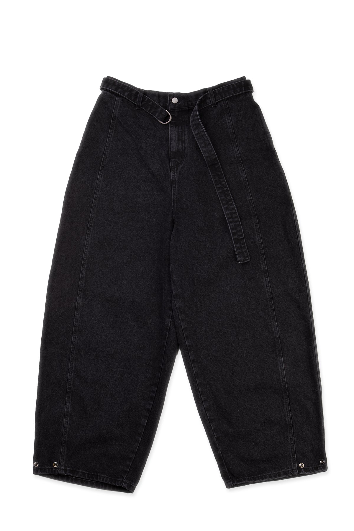 Snap-Hem Balloon Jeans