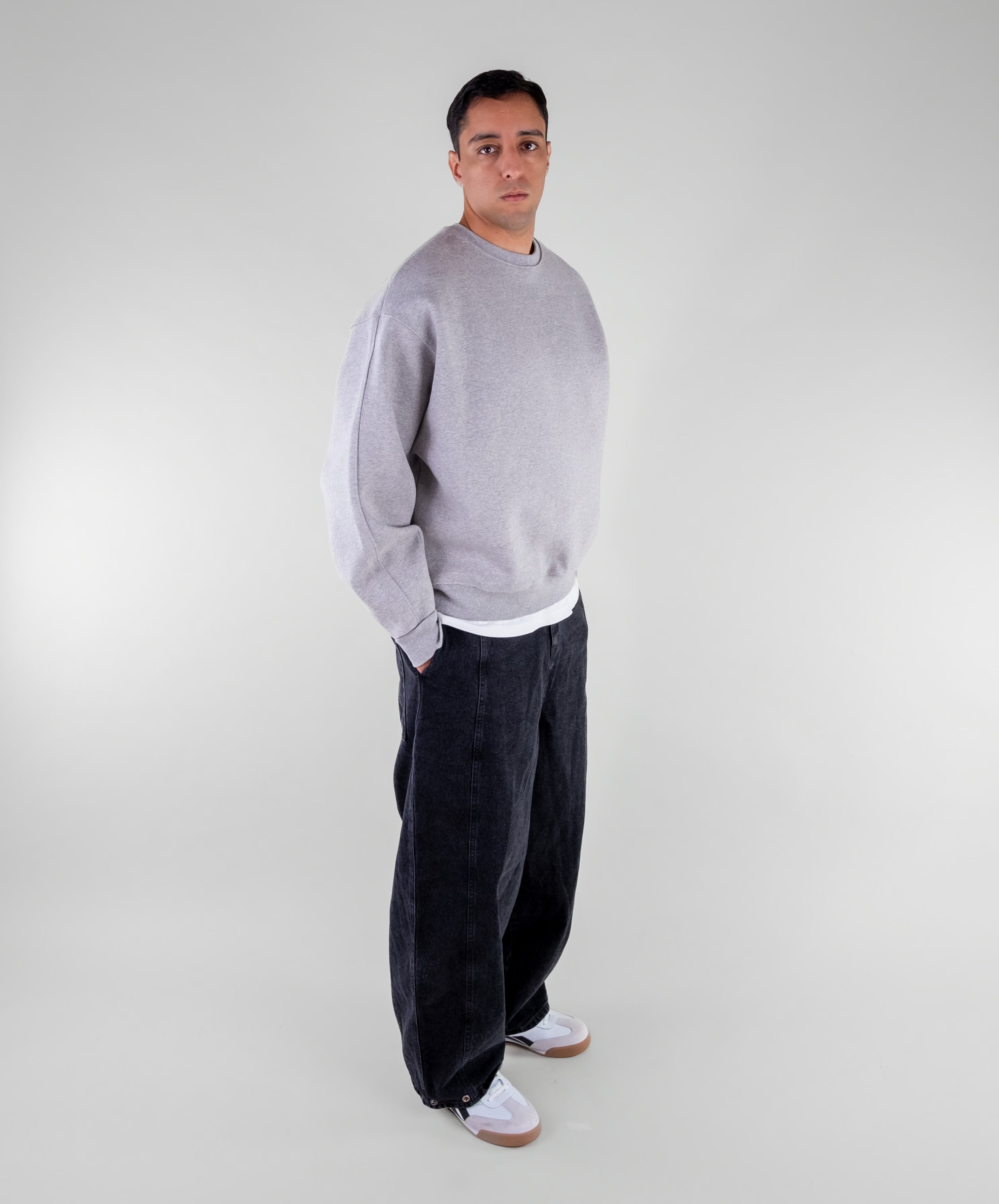 Heavyweight Cotton Ballon Sweater