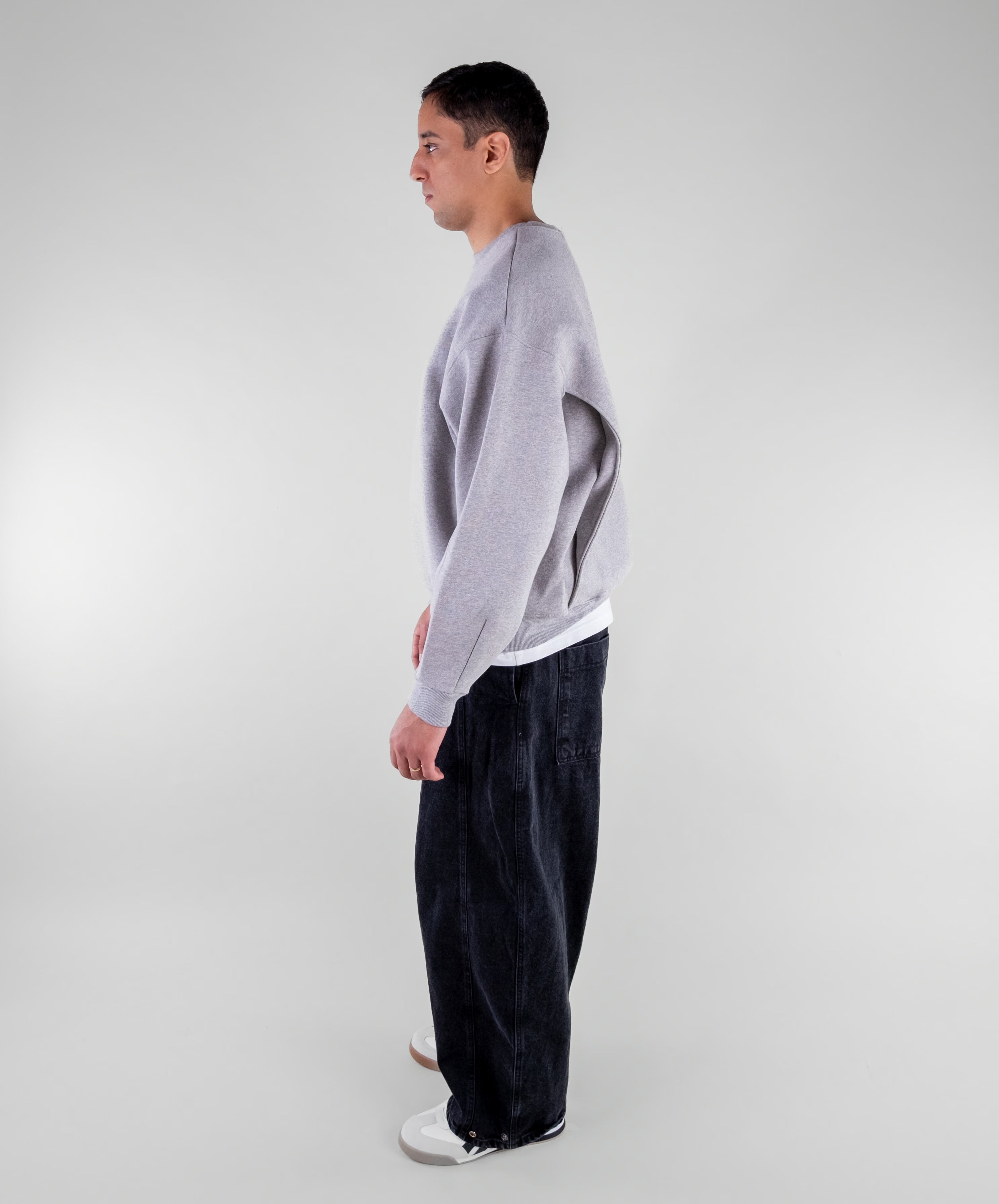 Heavyweight Cotton Ballon Sweater