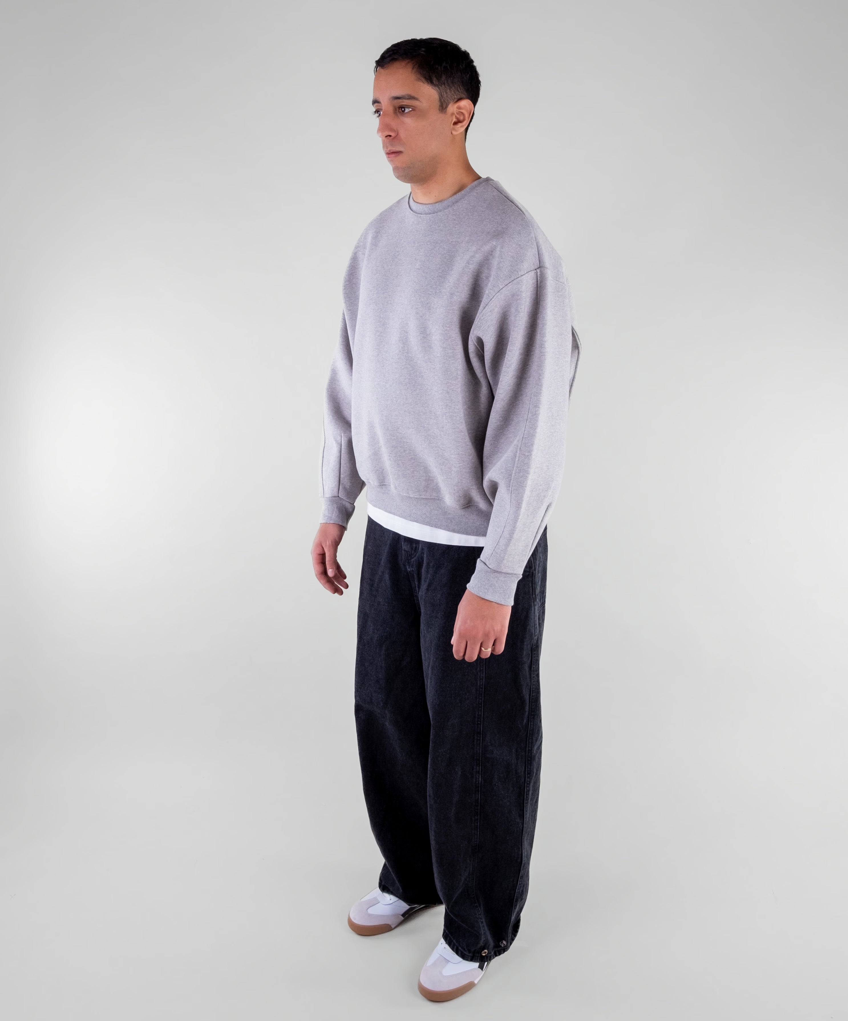 Heavyweight Cotton Ballon Sweater