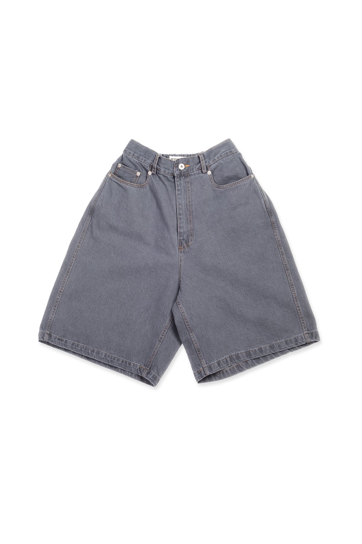 Wide Denim Shorts